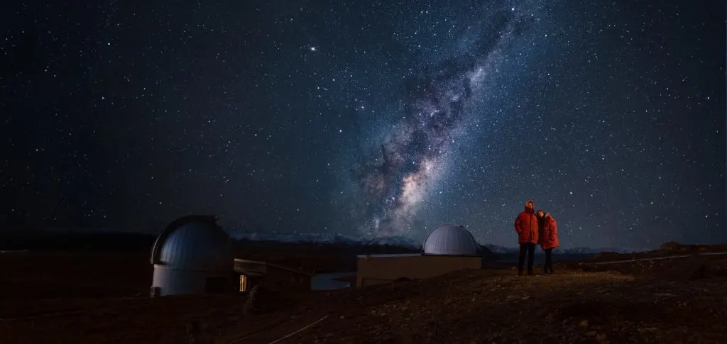 Night sky in Lake Tekapo New Zealand