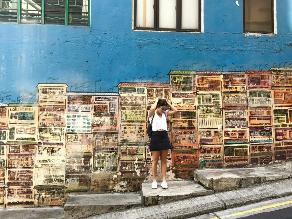 Hollywood Road street art instagrammable walls