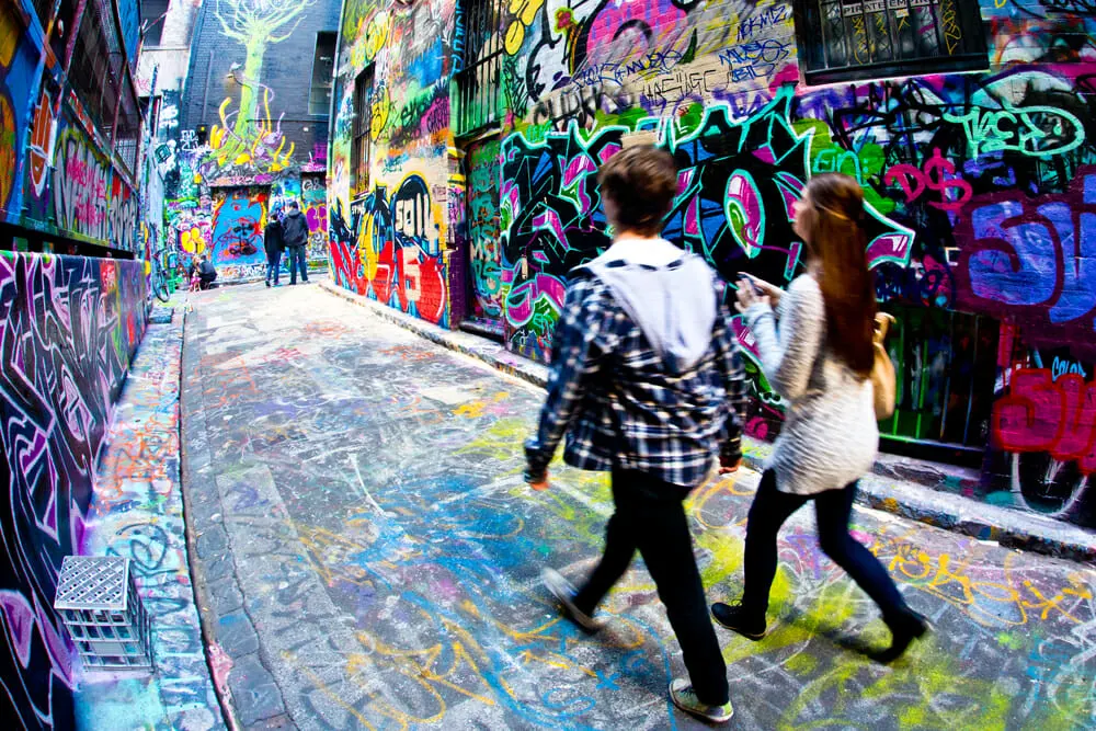 Hosier lane street art