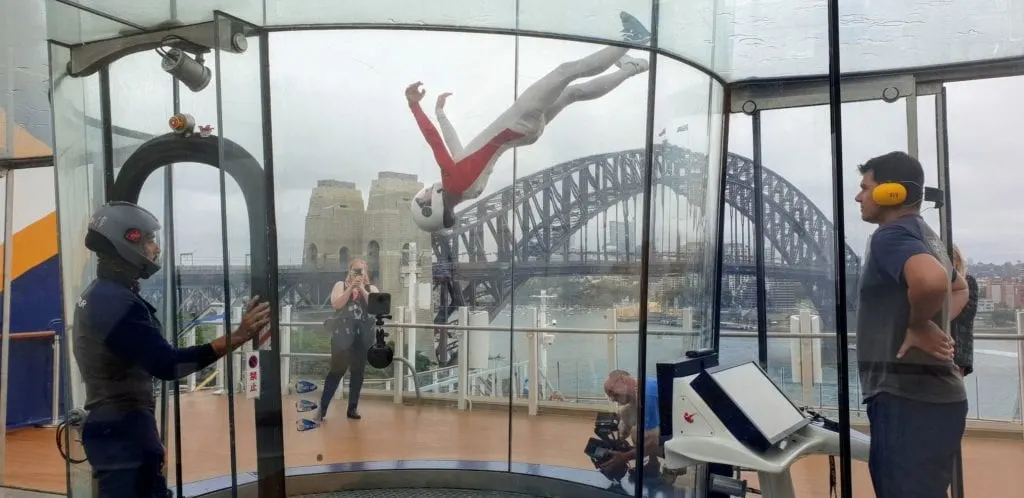 RipCord iFly on Ovation of the Seas