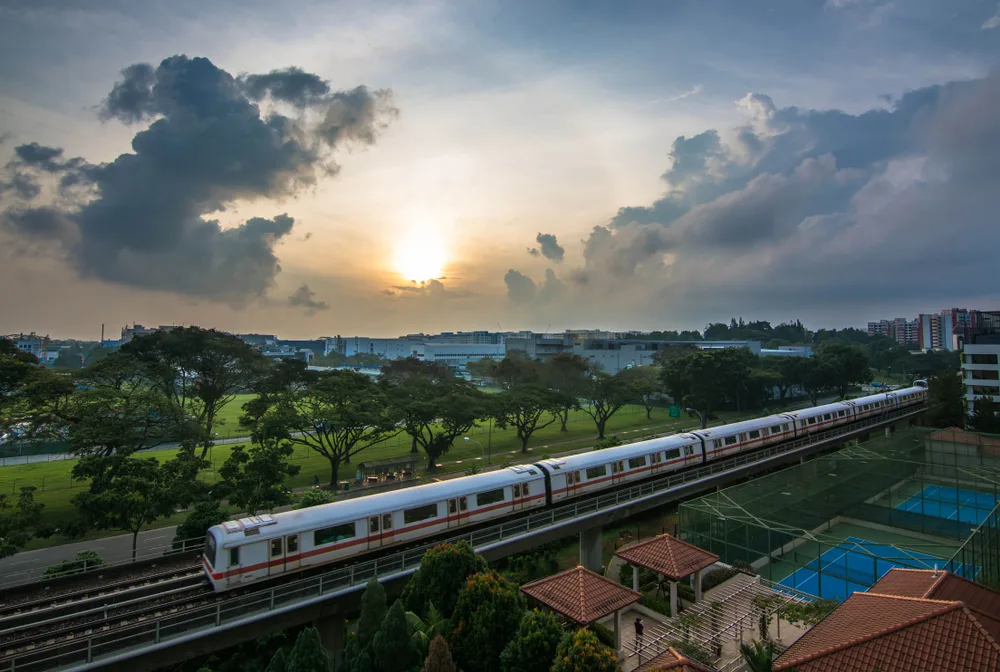 Singapore MRT Skytrain