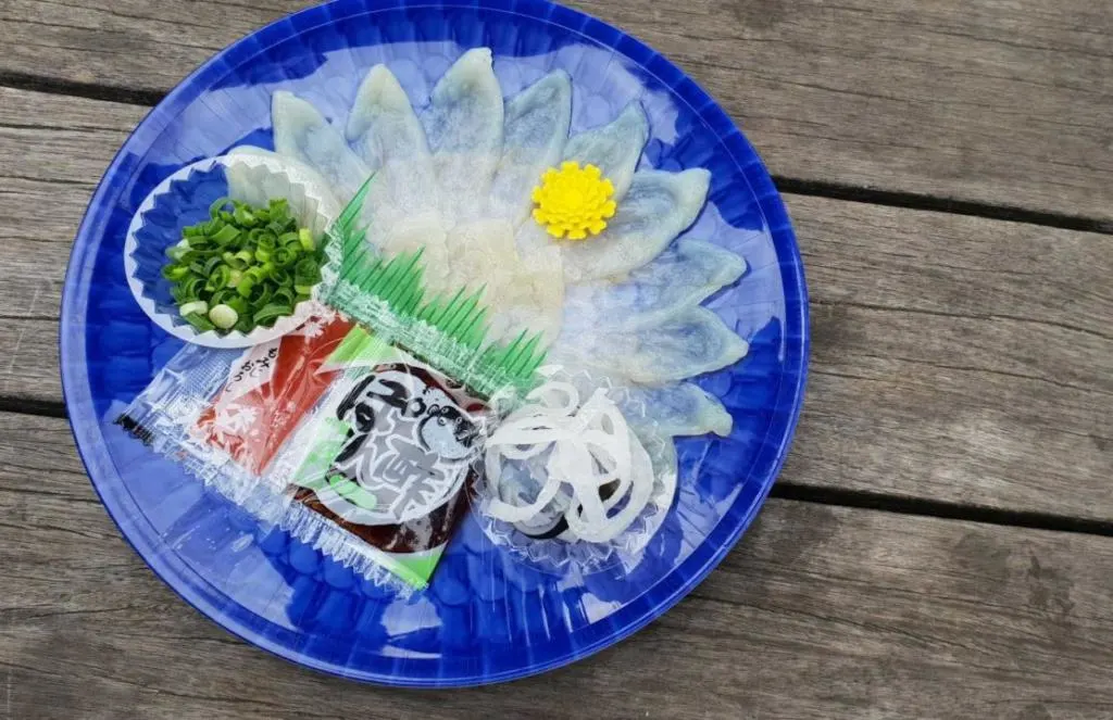 Fugu from Karato fish market in Shimonoseki