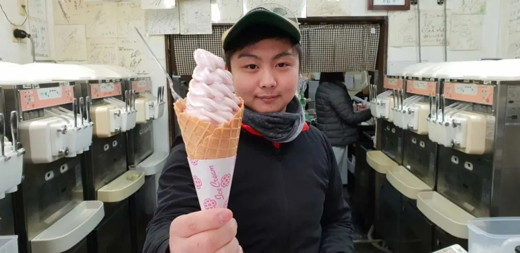 Japanese foods in Japan