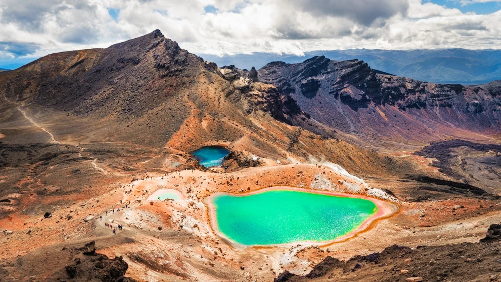 Tongariro national park, New Zealand walks