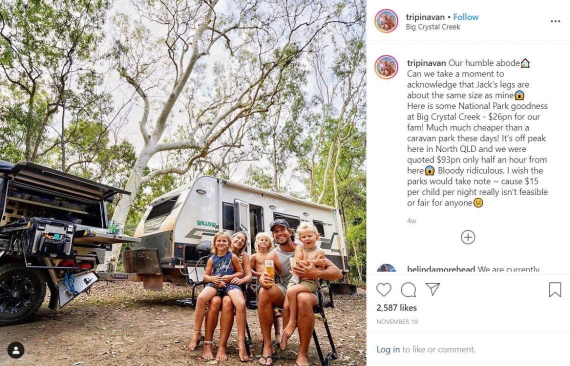 american family road trip instagram